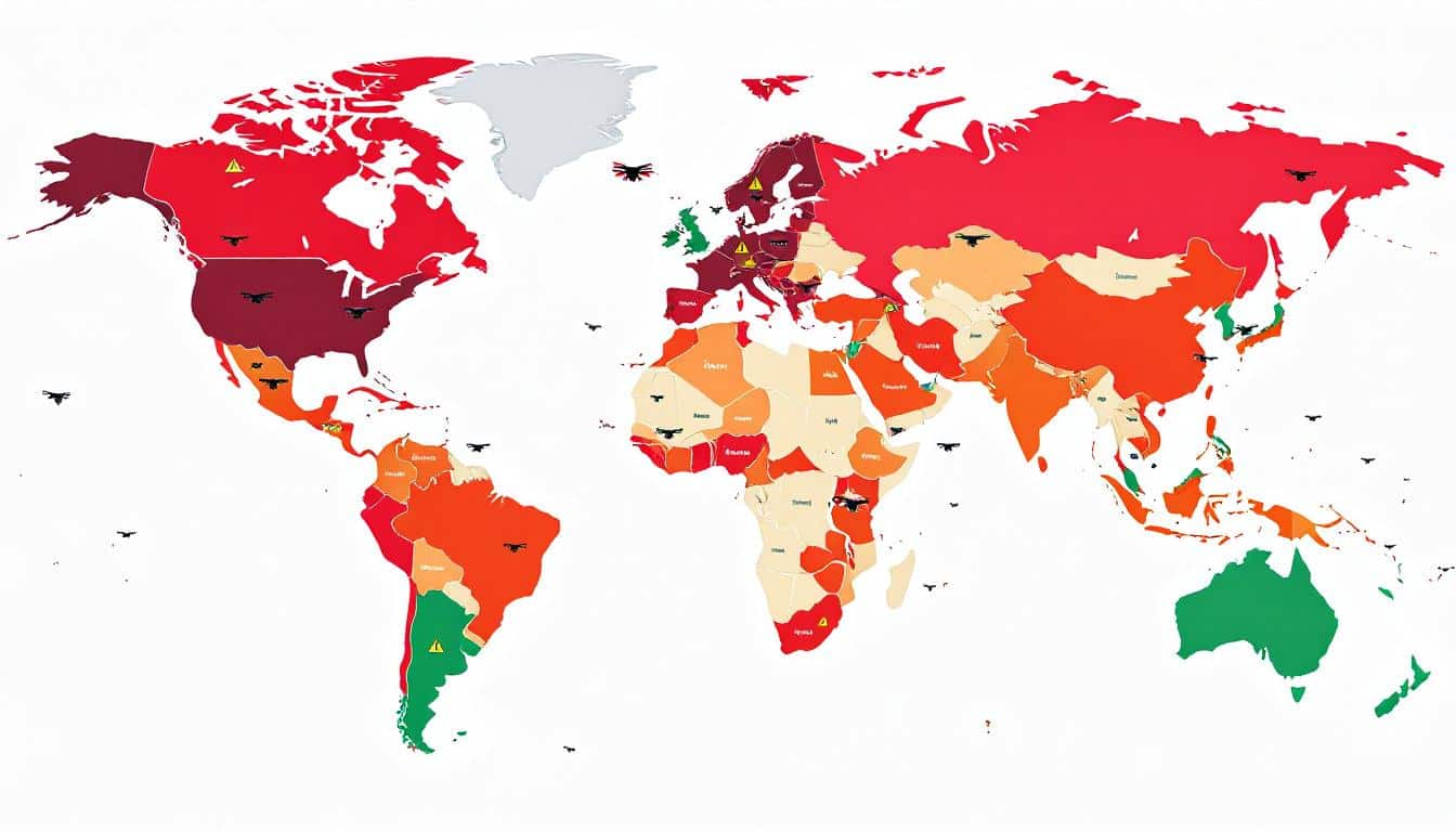 découvrez la liste des pays imposant des restrictions sur l’usage des drones en 2025, ainsi que les principales règles à respecter avant de voyager ou de piloter un drone à l’étranger.
