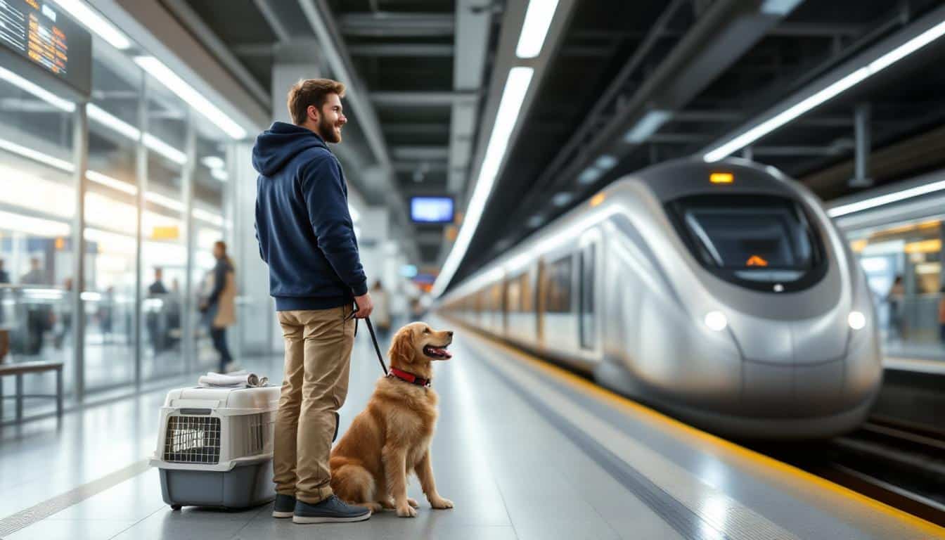 découvrez les règles et conseils pour voyager en train avec votre animal de compagnie en toute sérénité.